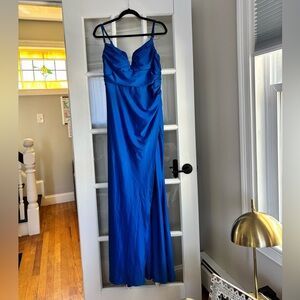 Alex & Sophie Vibrant Blue Formal Dress